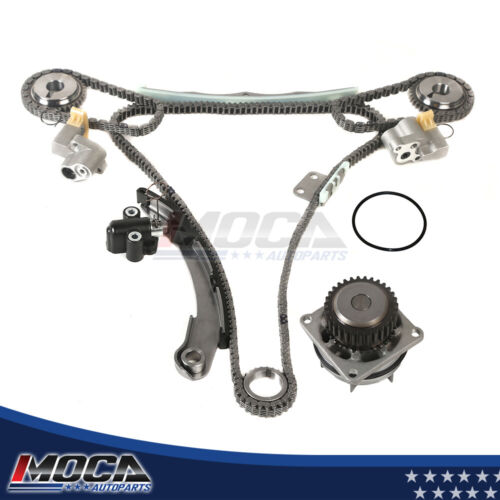 MOCA Timing Chain Kit W/ Water Pump Set for 03-09 Infiniti FX35 3.5L & 02-04 Infiniti I35 3.5L & 02-08 Nissan Maxima 3.5L & 04-09 Nissan Quest 3.5L