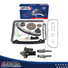 MOCA Timing Chain Kit W/ Solenoid Thermostat Valve Cover for 10-12 Ford Fusion 2.5L & 09-12 Ford Escape 2.5L & 11-12 Lincoln Mkz 2.5L