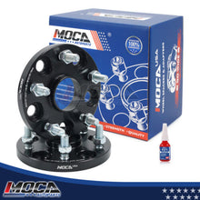 Espaciadores de rueda MOCA de 5 x 4,5 a 5 x 4,5 para Subaru Ascent 2.4L (2019-2020), Forester 2.5L (2019-2020), WRX 2.0L (2019-2020), Legacy 2.5L (2015-2019), paso de rosca de 15 mm, M12 x 1,25 (2 unidades), color negro