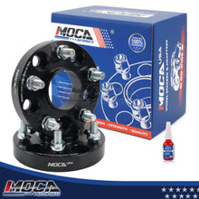 Espaciadores de rueda MOCA de 5 x 4,5 a 5 x 4,5 para Infiniti Q50 (2014-2018), Q60 (2014-2018), Q70 (2014-2019), Q70L (2015-2019) y Nissan Pathfinder (2013-2018). Rosca de 25 mm, M12 x 1,25 (2 unidades), color negro.