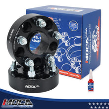 Espaciadores de rueda MOCA de 5 x 4,5 a 5 x 4,5 para Infiniti Qx50 (2014-2019), Qx60 (2014-2019), Qx70 (2014-2017), Nissan Altima (2002-2018), GT-R (2009-2018), paso de rosca de 38 mm, M12 x 1,25 (2 unidades), color negro.