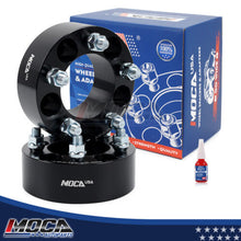 Espaciadores de rueda MOCA de 5 x 4,5 a 5 x 4,5 para Ford Explorer Base 2,3 L (2016-2019), Explorer Limited 2,3 L (2016-2019) y Jeep Liberty 3,7 L (2011-2012). Rosca de 15 mm, 1/2" x 20 (2 unidades), color negro.