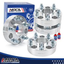 Espaciadores de rueda MOCA de 5x5 a 5x5 para Jeep Grand Cherokee WJ WK 4WD/2WD (1999-2010), Commander XK 4WD/2WD (2005-2010) y Wrangler JK 4WD (2007-2018). Rosca de 38 mm, 1/2" x 20, 4 unidades, color plateado.