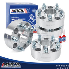 Espaciadores de rueda MOCA de 5x5 a 5x5 para Jeep Grand Cherokee (1999-2010), Commander (2006-2010) y Wrangler (2007-2018). Rosca de 15 mm, 1/2" x 20, 4 unidades, color plateado.