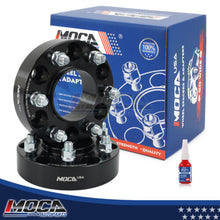 Espaciadores de rueda MOCA de 6 x 5,31 a 6 x 5,31 para Ford Expedition (2015-2022), Ford F150 (2015-2022), Ford Lobo (2015-2022) y Lincoln Navigato (2015-2022). Rosca de 38 mm, M14 x 1,5 (2 unidades), color negro.