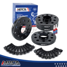 Adaptador de espaciadores de rueda MOCA de 5 x 3,94 a 5 x 4,41 para Audi S4 (1997-2008), A6 (1994-2010), A4 (1994-2006), Volkswagen Golf (1999-2022) y Phaeton (2002-2016). Rosca M14 x 1,5 (4 unidades), color negro.