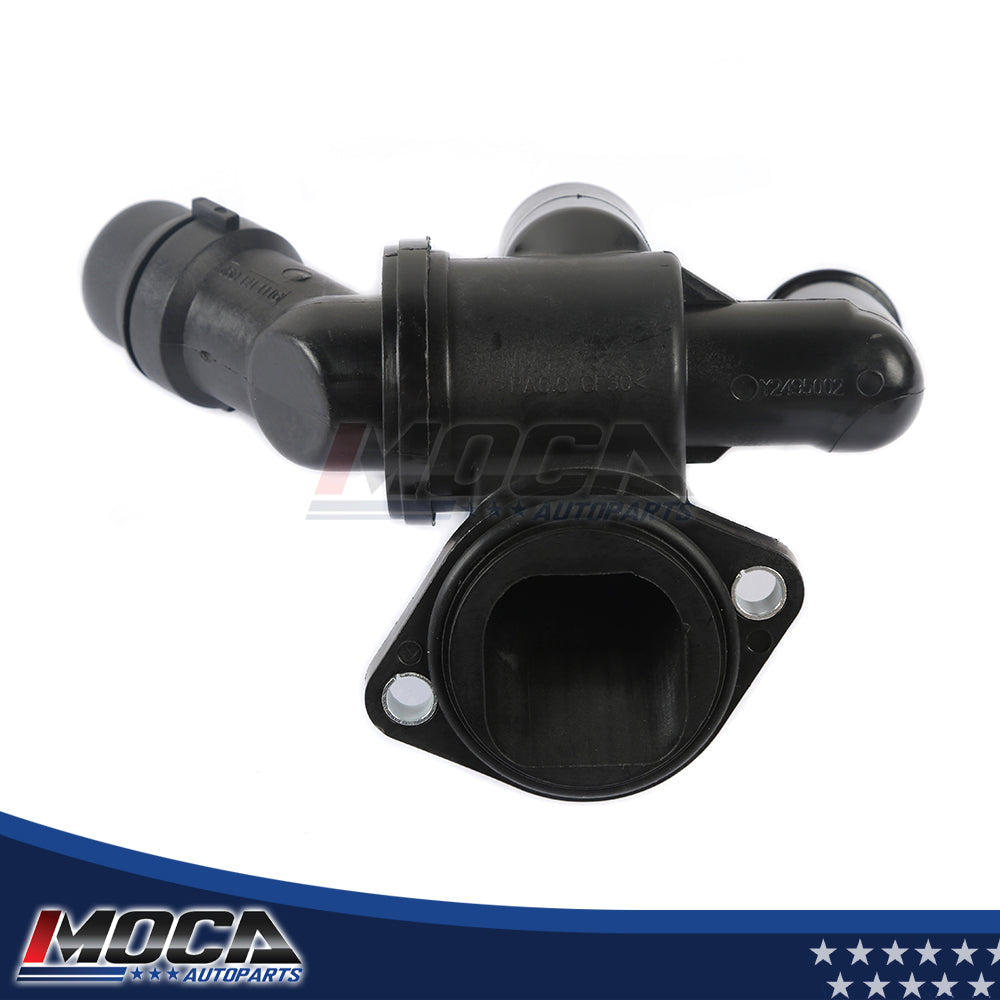 Conjunto de carcasa del termostato compatible con Audi A4 A4 Quattro 2.0L L4 Turboalimentado 05-09