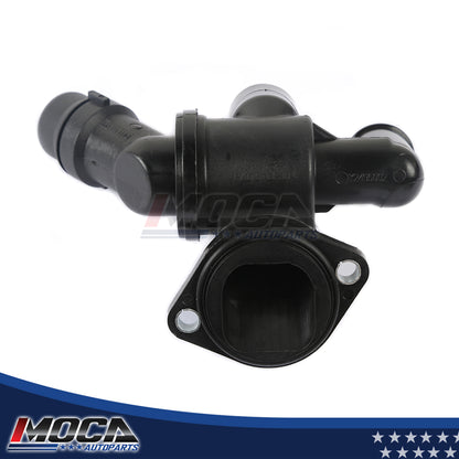 Conjunto de carcasa del termostato compatible con Audi A4 A4 Quattro 2.0L L4 Turboalimentado 05-09