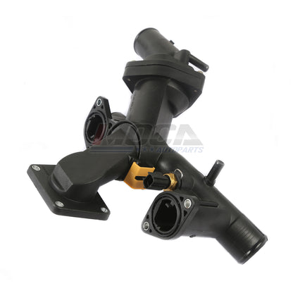 Conjunto de carcasa del termostato compatible con Land Rover LR3 Range Rover Sport 4.4L DOHC 05-09