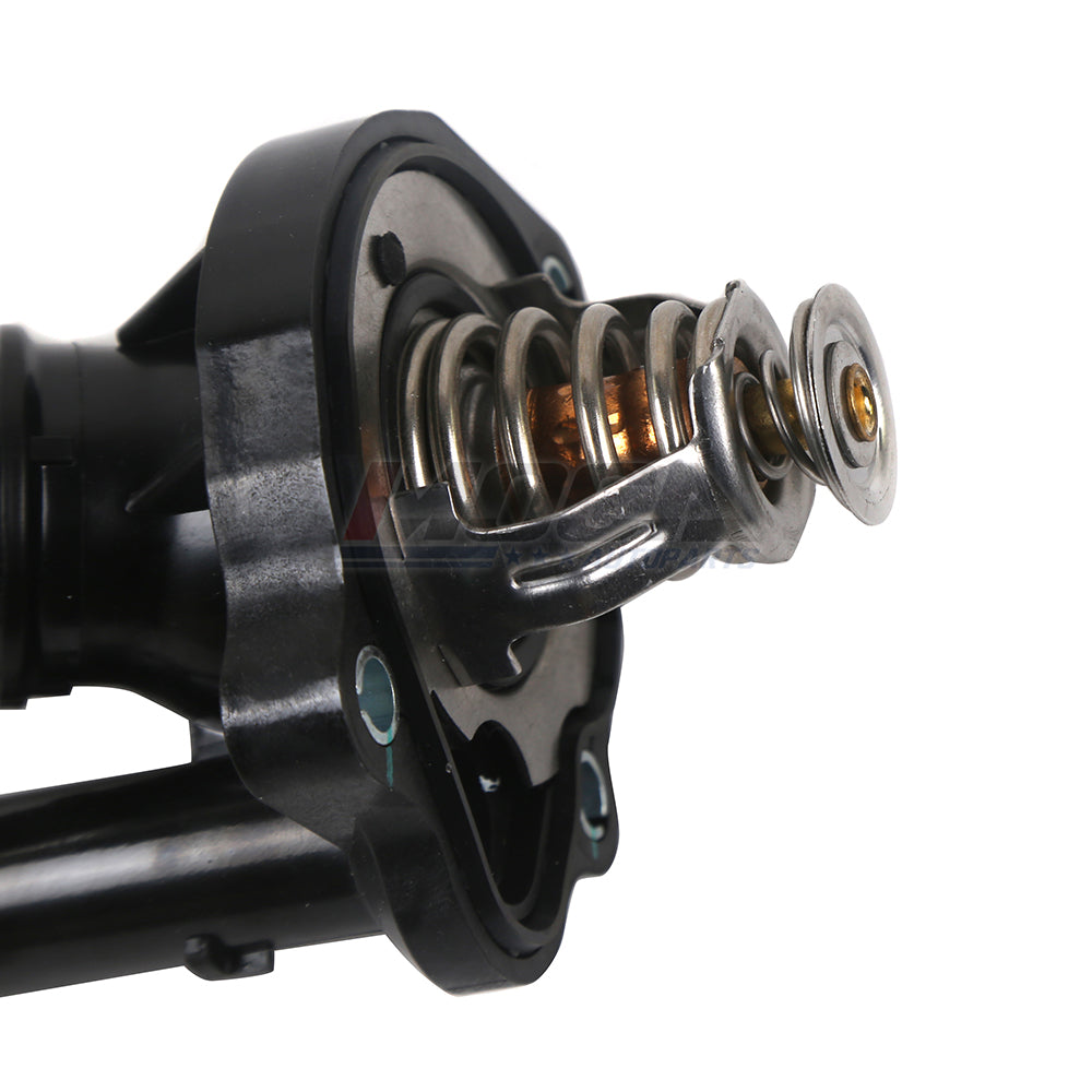 Conjunto de carcasa del termostato compatible con Mercury Ford Focus Ranger 2.0 2.5L L4 DOHC 04-18