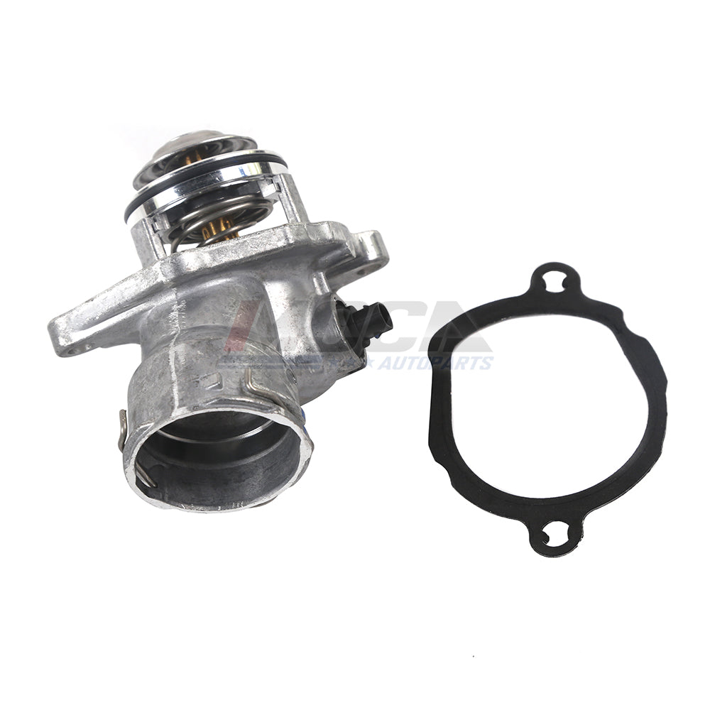 Conjunto de carcasa del termostato compatible con Mercedes-Benz SLK350 C300 C350 E350 ML350 05-12