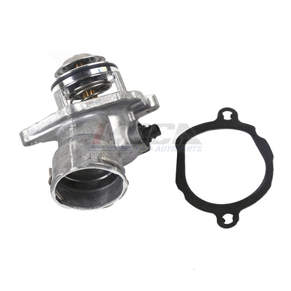 Conjunto de carcasa del termostato compatible con Mercedes-Benz SLK350 C300 C350 E350 ML350 05-12