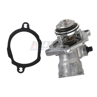 Conjunto de carcasa del termostato compatible con Mercedes-Benz SLK350 C300 C350 E350 ML350 05-12