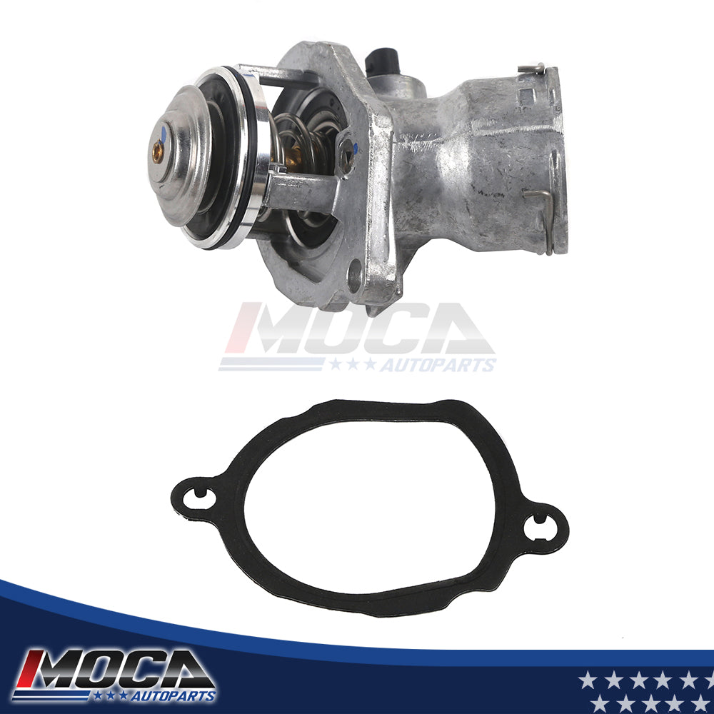 Conjunto de carcasa del termostato compatible con Mercedes-Benz SLK350 C300 C350 E350 ML350 05-12