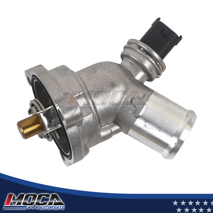 Conjunto de carcasa de termostato con junta y sensor compatible con Chevrolet Spark EV 1.2L 2013-2015