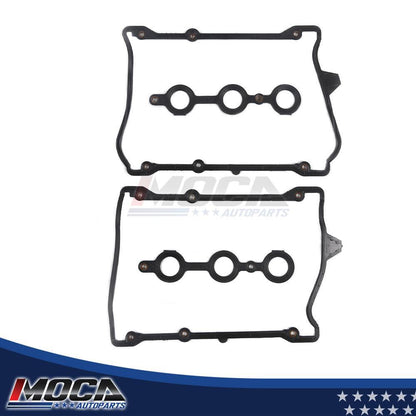Junta de tapa de válvula compatible con 98-05 Audi A4 A6 S4 Volkswagen Passat 2.7L 2.8L V6 30v