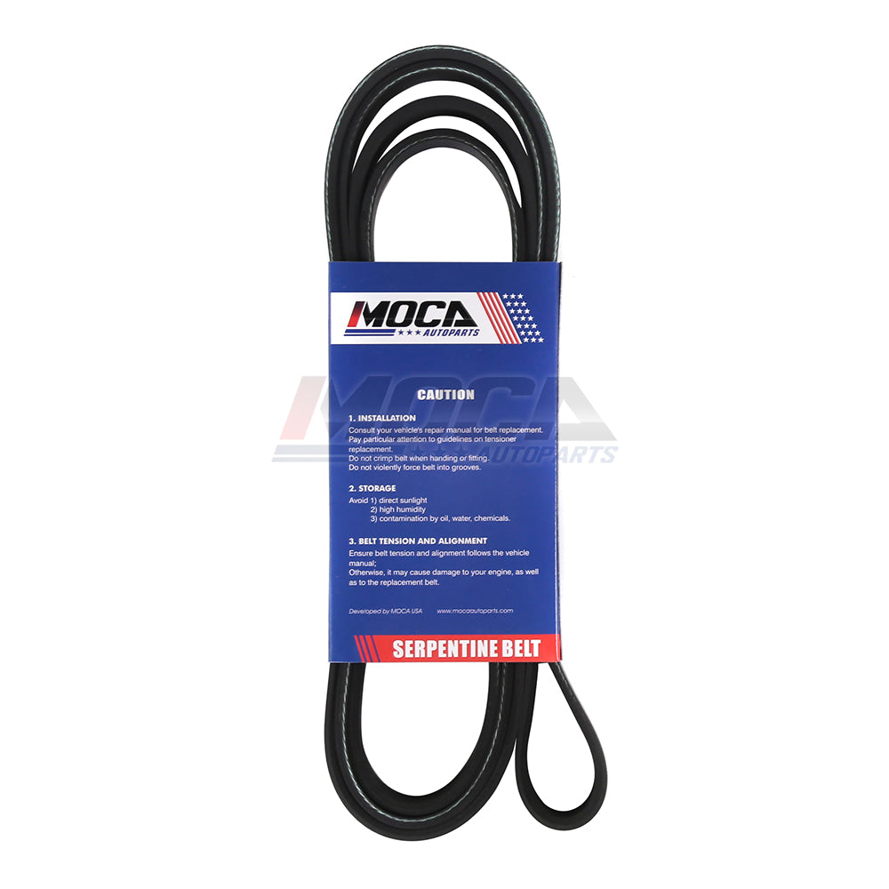 MOCA Serpentine Belt 6PK2315 for 1996-1997 Jeep Cherokee 2.5L & 1995 Jeep Wrangler 4.0L & 1997 Jeep Wrangler 2.5L