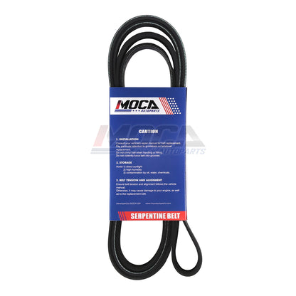 MOCA Serpentine Belt 6PK2315 for 1996-1997 Jeep Cherokee 2.5L & 1995 Jeep Wrangler 4.0L & 1997 Jeep Wrangler 2.5L
